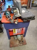 Chicago 20 gallon parts washer. Propane & acetylene tanks hoses and welding cutting heating tips