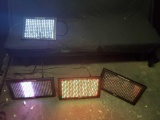 1 Led/Techno/Strobe light. 3 Color palettes lights