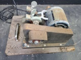 Speedex cutting machine has AC motor with bet drive spindle.