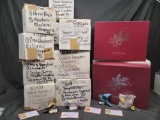 Danbury mint Songbird Christmas Ornaments and storage boxes