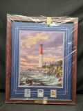 Barnegat Rudi Reichardt Lighthouse print Metal wall art