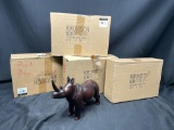 Rhino Figurine Lot