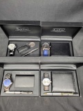 L and Co. Timepieces Watch Pen Wallet Set 4 Units