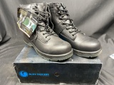 Blue Tongue BTCP12 - Black 6' Lace Up Side Zipper Composite Toe Boot (Size 12)