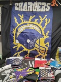 Flags various sizes styles