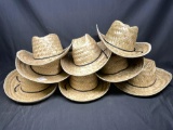 Lot of Straw Hats