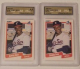 1990 Fleer Sammy Sosa Rookie Graded 8.5 and 9 2 Units