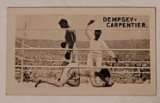 1923 The Rocket Famous Knock Outs Dempsey Carpentier Card