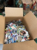 Box of over 1000 Mixed Sports Cards 1980s-2000s