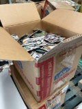 Box Of Over 1000 Mixed Sports Cards. 1980s-2000s