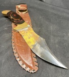 Pakistan Knife with Eagle Etched on Blade. Includes Sheath