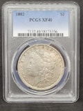 PCGS 1882 XF40 Morgan Dollar