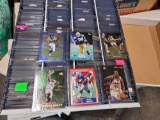 500+ football and basketball cards
