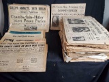 Box of vintage newspapers8