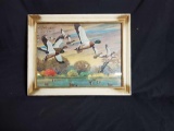 Framed art.