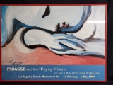 Framed poster print Picasso and the weeping woman