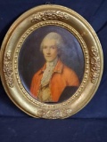 Framed portrait art French Man