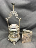 Silver Plated Storage boxes.