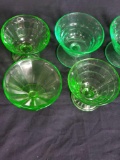 9 vintage glasses