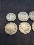 Buffalo Nickel and Silver Mercury Dime Collector lot 8 coins