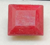 Ruby 8.03ct Huge Stone Princess cut earth mined gemstone blood red