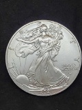 2021-W Type 2 American Silver Eagle 1 Ounce Silver Round. Gem Brilliant Uncirculated