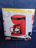 Disney Mickey Mouse Single Serve Coffee Maker in Box
