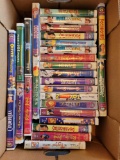 Box Full Disney VHS Tapes
