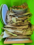 Bin Full of Disney Christmas Collector Plates