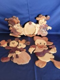 Disney Wood Frame and Wall Hangers 3 Units