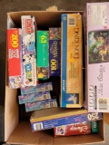 Box Full of Disney Puzzles and Games