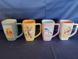 Disney Winnie the Pooh Coffee Cup Set of 4