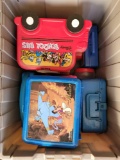 Bin Full of Disney Plastic Lunchboxes