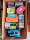 Box Full of Disney Metal Boxes Lunch Pails