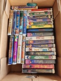 Box Full Disney VHS Tapes