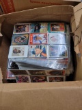 Box Full of Assorted Sports Cards 90s
