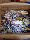 Box Full of Assorted Sports Cards 90s