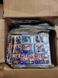 Box Full of Assorted Sports Cards 90s