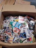 Box Full of Assorted Sports Cards 90s