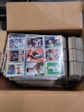 Box Full of Assorted Sports Cards 90s