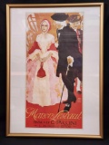 Framed poster print.