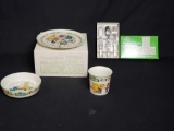 Kids3 pc. set Gorham fine china. 3 pc. Kids set Gorham stainless.