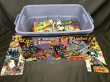 Large Plastic Tote of Comics