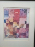 Framed art with signature and date