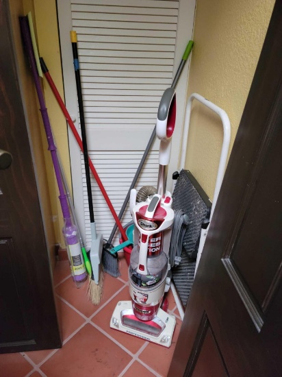 Cleaning Closet Shark Vacuum Brooms stepstool mop