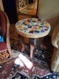 Mexican tile end tables