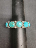 Silver Turquoise Bracelet