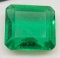 Huge Green Square cut Emerald gemstone Stunning color 14.86ct