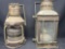 Vintage Brass Oil Lanterns Anchor Single Wick.