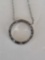 1/4 Ct Natural Rose Cut Diamond Circle Necklace NEW